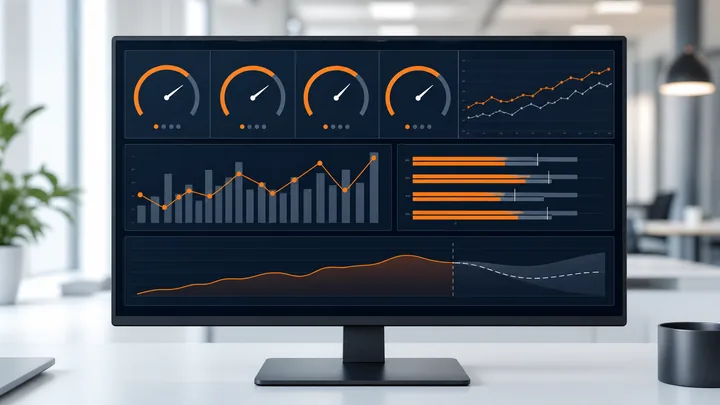 Power BI KPI dashboardu